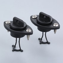 콤비보트 낚시배 블랙 카약 드레인 플러그 마개 딩기 카누 보트용 4 개 나사 포함 물 침투 중지 워터 아, 한개옵션0