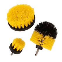 필템 전동 드라이버 청소 브러쉬 3종세트, 청소브러쉬3종노랑