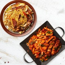 [SET - 그리들세트] 춘천식철판닭갈비 2인분 + 해물야끼누들 2인분 밀키트