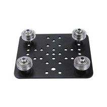프린터 부품 교체 v 슬롯 갠트리 세트 알루미늄 프로파일용 바퀴가 있는 20-40mm, 4개의 흰색 바퀴로
