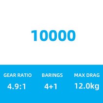 경량 내구성 SHIMANO SOCORRO SW 5000 대형 바다 낚시 릴 4 + 1BB 바닷물 트롤링 스피닝 2016 정품, 04 10000