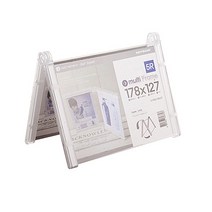 아크릴액자 광고물액자 멀티프레임5R(양면/가로/투명) 4687