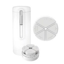 여행소분용기 세트 펌핑 공병 케이스 휴대용, C. 스킨케어용 - 펄 화이트