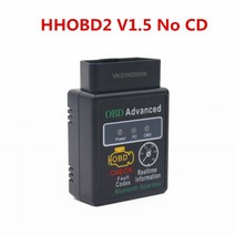 코드 판독기 스캐너 스캔링크 바코드 전문 elm 327 블루투스 v1.5 hhobd2 elm327 진단 인터페이스 obdii 리더 미니 elm327 for androidpc, 느릅나무327 오렌지