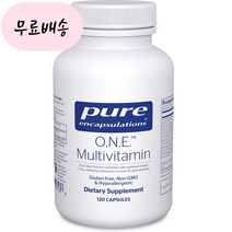 퓨어인캡슐레이션 원 멀티비타민 120캡슐 Pure Encapsulations O.N.E. Multivitamin, 1개, 120개