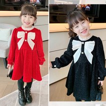 카트리나 리본 샤이닝 원피스 아동복 여아옷 여아원피스 공주옷 공주원피스 공주드레스 아동겨울옷 여자아동복 아동원피스 키즈원피스