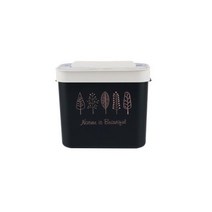 사각 걸이 휴지통 나무(블랙) 걸이형 부착형, 1개