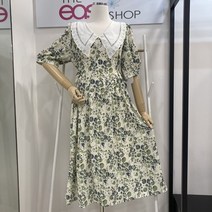 NC경산 더이스트샵 카라옆끈 패턴원피스 EV5COP804