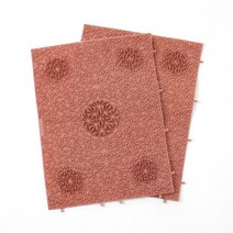 핑크 테라피 혈액순환 발지압 매트 2P 발바닥 안마매트 밟기 스트레칭 풋롤러