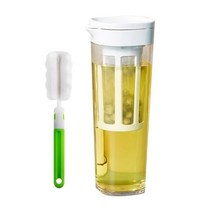 콜드브루 메이커 콜드 브루 커피 1.1l 누출 방지 여행 커피 머그잔 대용량 와이드 입 주전자 휴대용 컵 커피 아이스 티 태양, 없음