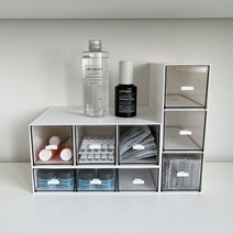 커피정리함 티백 소품 다용도 수납정리함, C(낮은3칸), 1개