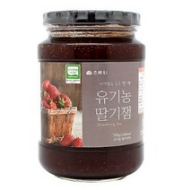 초록원 유기농 딸기잼, 580g, 1개