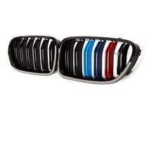 BMW F10 5시리즈 그릴 2줄 블랙 튜닝 M5 M퍼포먼스 그릴 520d 530d 528i 540i 550d M5 535d 00162, 2번 F10 3색 블랙 2p