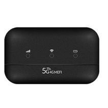 유심 데이터쉐어링 라우터 휴대용 4G 무선 MiFi 와이파이 차량용 라우터, 검은색