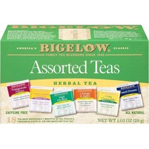 빅엘로우 어솔티드 티 허벌 무카페인 올 내추럴 6종 세트, 29g, 1개