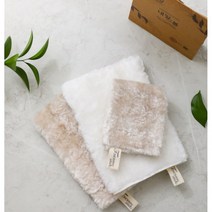 오일팡 내일봄 페이스클리너 타올 얼굴 클렌징 각질제거 블랙헤드 세안 바디 때 필링 모공 스팀 타월, 여성세안용(Small), 베이지(Beige)