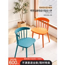 본톤 접이식 식탁 의자 뒤로 집 식당 플라스틱 그물 빨간 책상 북유럽 윈저, [01] 빨간색 [강화 버전]