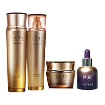 이자녹스 기초세트 라하 트루셀 어드밴스드 리커버리 안티에이징세트 (스킨+로션+크림)+(한율 고결 주름앰플)