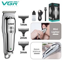 VGR 헤어핀 T-블레이드 바리깡 전기 같은 수염 트리머 무선 무선 전화 충전식 남성용 면도기 V-071, 2.with box