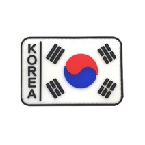 태극기 대한민국 군인 국기 찍찍이 PVC 패치 _ 230206559ea