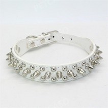 강아지 가시목줄 스터드목줄 시골개 짐승 목보호 사냥개 큐빅목줄, L, 3