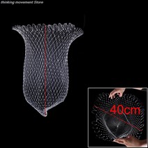 낚시그물 낚시뜰채 40506070cm 직경 나일론 어망 도구 접을 수있는 마름모 메쉬, 70cm