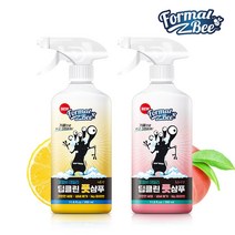 포멀비 데일리 딥클린 풋샴푸 350ml 복숭아향1+레몬1, 1개, 700ml