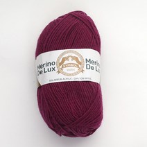 삼남뜨개실 메리노디럭스 10+1 울실 의류실 목도리실 겨울실, Merino DeLux, 18 인디 핫핑크