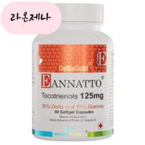 아나토토코트리에놀 EXTRACT 델타골드 WELLNESS 125mg 60캡슐, 1개, 60정