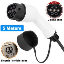 가정용전기차충전기 v2l 커넥터 Teschev 레벨 2 EV 충전기 IEC62196-2 Type2 Type1 SAE J1772 조정 가능 8A 10A 13A 16A 전기 자동차 충, Type 2 5M, CHINA