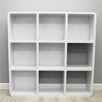 책장수납함 공간분리책장 거실책꽂이 더크린 DIY 스퀘어 틈새 오픈 서재장, 블랙 블랙