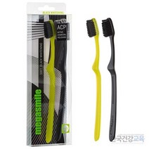 메가스마일 미백칫솔 독일산칫솔모 미디엄2개입 1세트, 상세페이지 참조, 2개