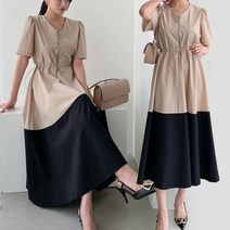 지퍼 브이넥 프리미엄 고퀄 원피스 오피스 행사 데이트 맘룩 시원한 냉장고 원피스