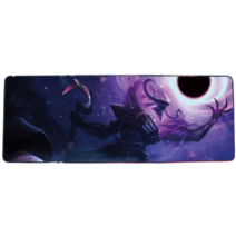롤 LOL 디자인 마우스 패드 79종 시리즈 리그 오브 레전드 장패드 3mm 두께, 800x300mm + 3mm개, 수박 붉은 쓰레 쉬