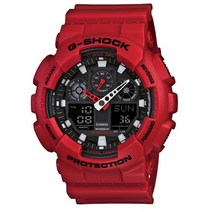 G-SHICK[현대목동] GA-100B-4ADR 지샥 빅페이스 레드