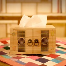 지엘그룹 전통창살문양 티슈케이스, 창살문양 C