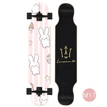 락미 댄싱 초보자용 롱보드 입문용 스케이트보드 42인치 MY, M17