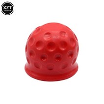 견인볼 견인장치 히치 트레일러 유니버설 50MM 토우 바 볼 커버 트럭 트레일러 히치 보호 자동차 액세서리, 01 Red