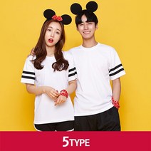 행사소품 패션 미키머리띠(5종)