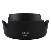 전문 HB-69 카메라 베이 넷 렌즈 후드 Nikon AF-S DX Nikkor 18-55mm F / 3.5-5.6g VR II 렌즈, 하나, 검정