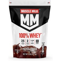 머슬밀크 단백질 25g 100% 유청 단백질파우더 2.27kg 대용량 프로틴