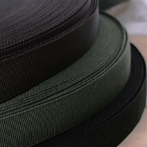 [펠트친구] 가방용웨빙끈(가방끈)/가방끈/가방부자재/가방줄/크로, 38mm검정