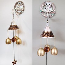 신나라-닷컴_홈 스위트 부엉이 문종(실버) 인테리어풍경 경종 도어벨 현관 도어 인테리어_ tlsskfk, 신-컴-선택사항없습니다