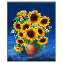 FASEN diy보석십자수 캔버스 형액자 세트 40cm x 50cm, AYW-123
