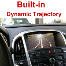 후방카메라 VW 제타 투아렉 샤란 파사트 골프 아우디 A3 A4 A6 용 다이내믹 궤도 주차 라인 차량 후진 백, 02 주황색