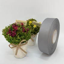 포장 리본 끈 제이제이리본 무광양면25mm 40mm 41컬러 (길이 45M ) 공단리본, NO11