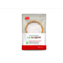 오큐비 유기농 국산 찹쌀가루, 500g, 2개