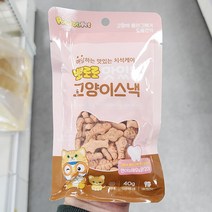 뽀로로 맛있는 고양이스낵 연어_새우_닭고기 40g x 5개, 단품