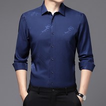 검정색긴팔셔츠 가을 비지니스 캐쥬얼 심플 솔리드 무지 소매 와이셔츠 남자 트렌드 QY5809 P80 4994946431