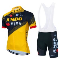 2023 팀 점보 VISMA 사이클링 저지 세트 19D 자전거 반바지 MTB Ropa Ciclismo 남성 반팔 셔츠 Maillot Clo, 13 Pic Color_04 L